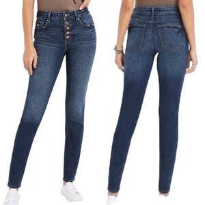 Classic High Rise Blue Denim Jeans